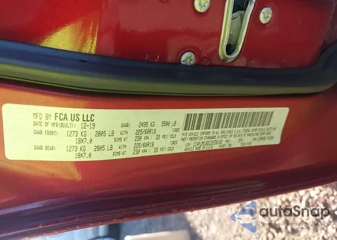 2020 Jeep Cherokee Altitude 4X4 z USA, uszkodzony, nr VIN 1C4PJMLB2LD576153